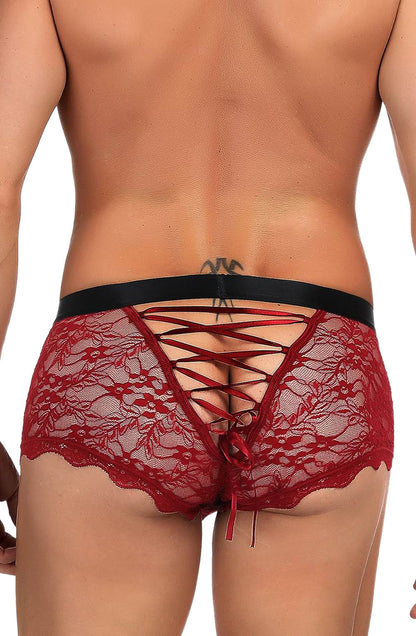 Men's Boxer Brief (Red/Black)