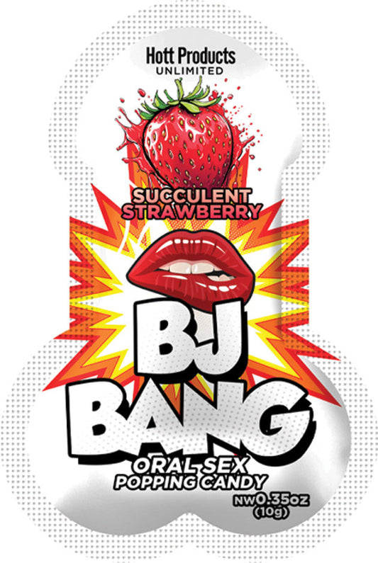 Bj Bang - 1pc Strawberry Popping Candy - 10gm