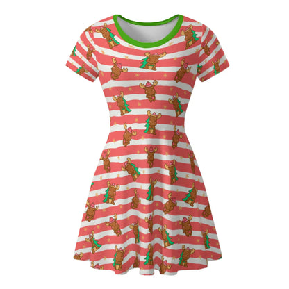 Merry Moose Play Dress - Puppy's Aesthetics
