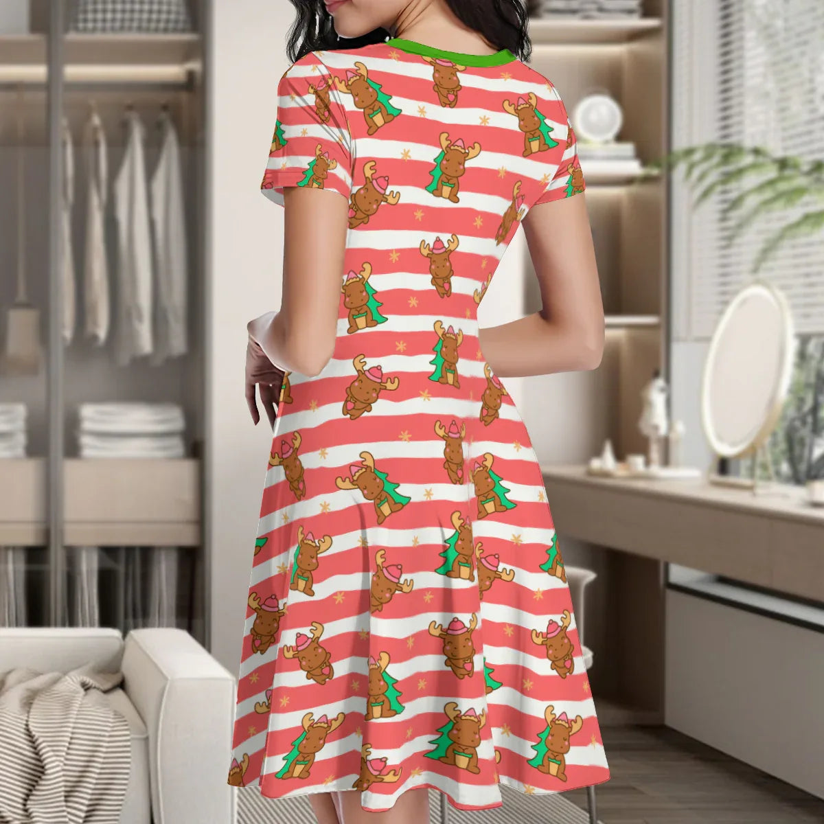 Merry Moose Play Dress - Puppy's Aesthetics