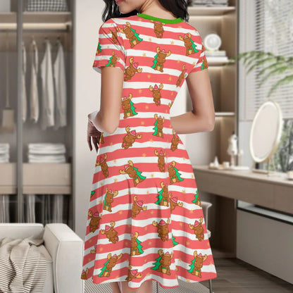 Merry Moose Play Dress - Puppy's Aesthetics