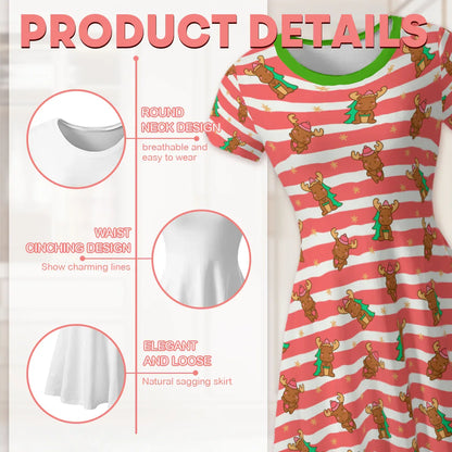 Merry Moose Play Dress - Puppy's Aesthetics