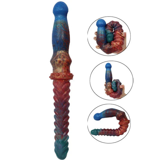 Wiggle Whimsy Double-Ended Dildo - Puppy's Aesthetics