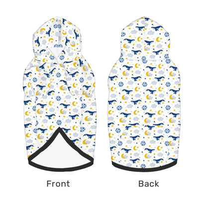 Sleepy Whale Dreams Pet Hoodie - Puppy's Aesthetics
