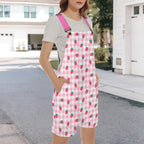 Strawberry Plaid Unisex Huggeralls