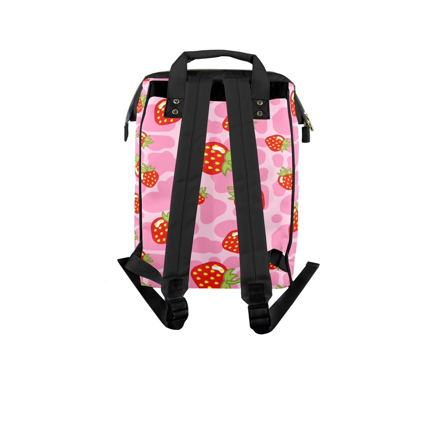 Strawberry Cow Large Diaper Bag