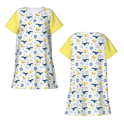 Sleepy Whale Dreams Soft Nightgown - Puppy's Aesthetics