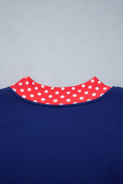 Polka Boo Oversized Sweatshirt