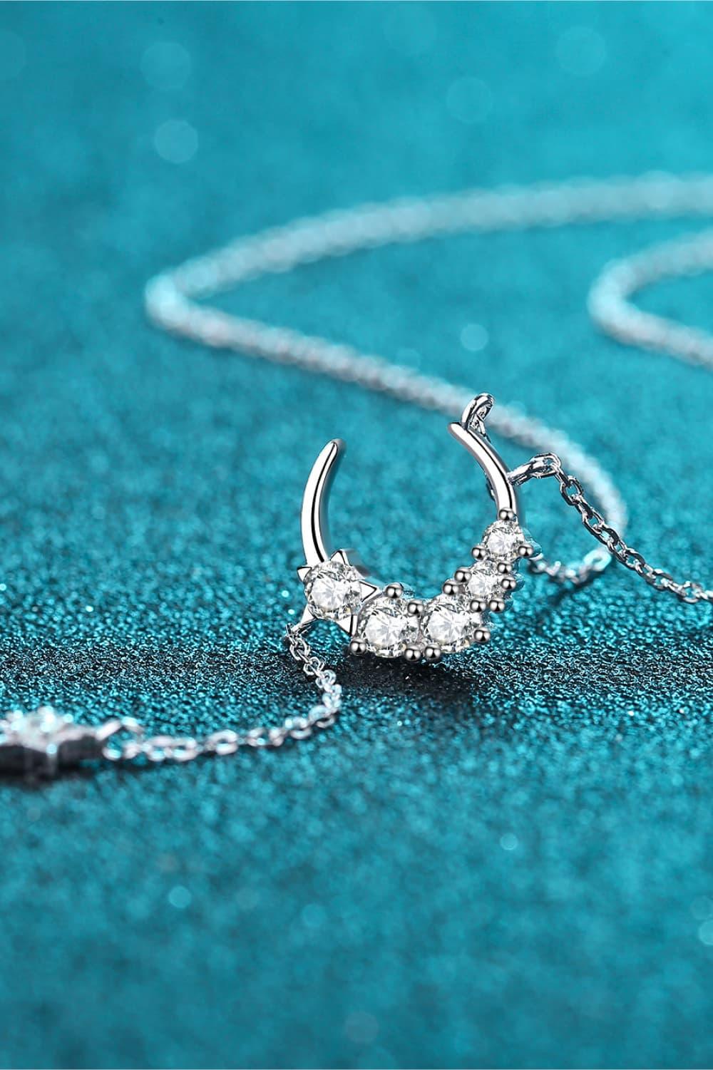 Star & Moon Day Collar – Sterling Silver - Puppy's Aesthetics