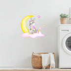 Lil Moon Bunny PVC Wall Sticker - Puppy's Aesthetics
