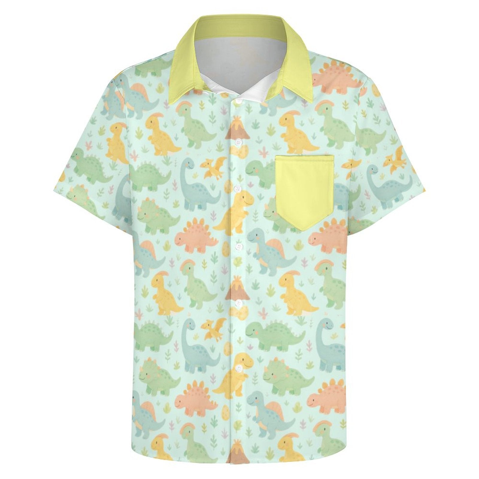 Dino Dreamland Short Sleeve Button Play Shirt