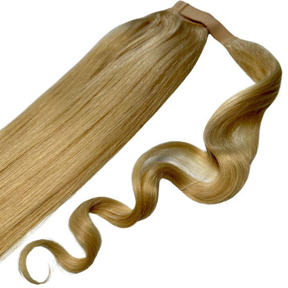 Bleach Blonde Human Hair Ponytail