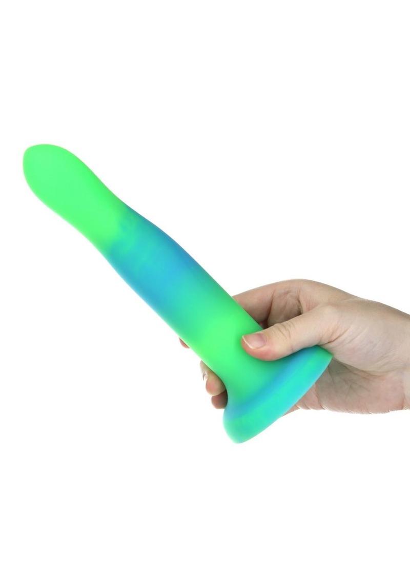 Addiction Rave Silicone Glow Dildo - Puppy's Aesthetics