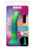 Addiction Rave Silicone Glow Dildo - Puppy's Aesthetics