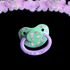 Glow In The Dark Adult Pacifier - Fruits & Kittens