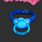 Blue Splash Zone Pacifier Gag