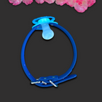 Blue Splash Zone Pacifier Gag
