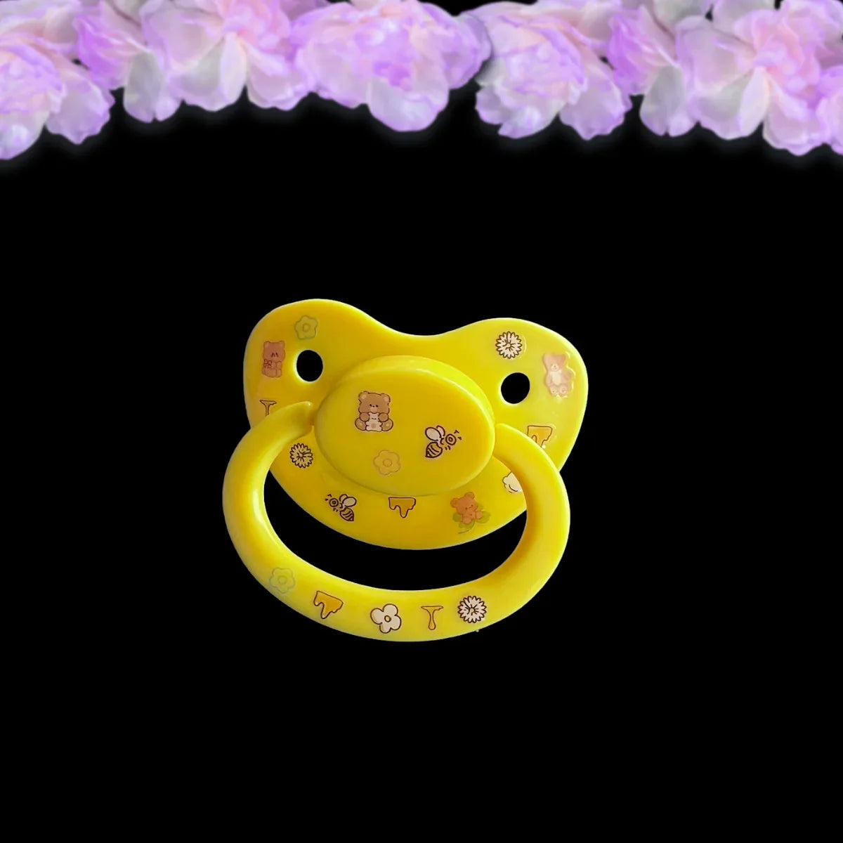 Adult Pacifier - Honey Bear and Bees - Puppy's Aesthetics