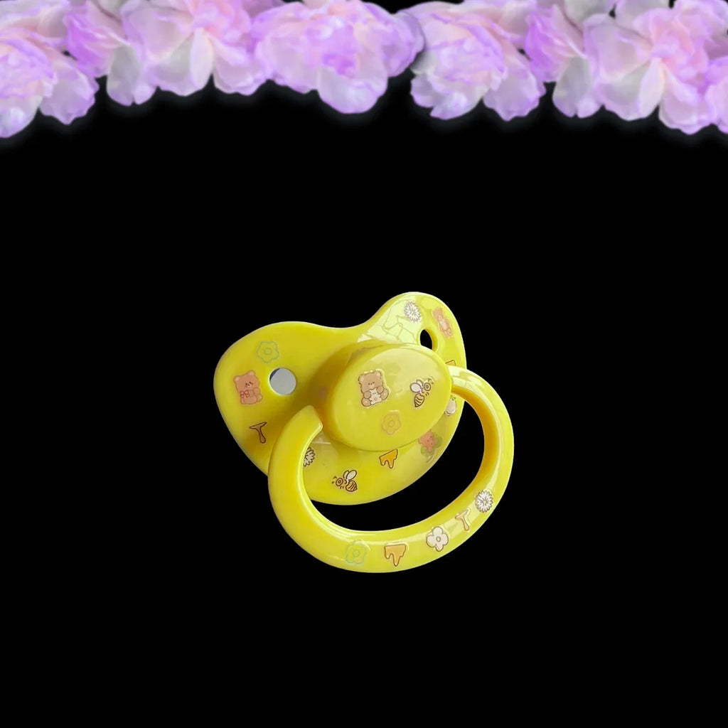 Adult Pacifier - Honey Bear and Bees - Puppy's Aesthetics
