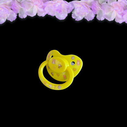 Adult Pacifier - Honey Bear and Bees - Puppy's Aesthetics