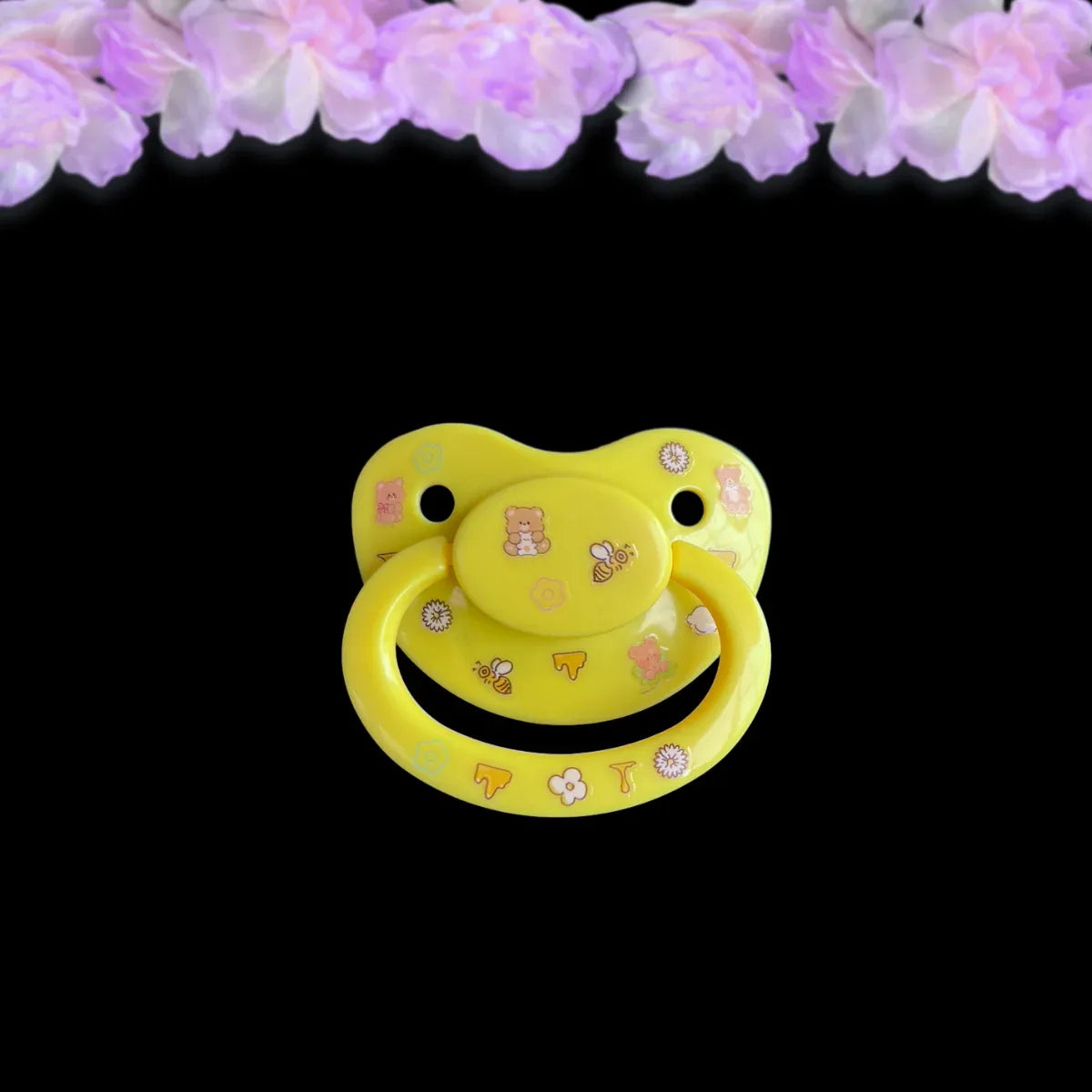 Adult Pacifier - Honey Bear and Bees - Puppy's Aesthetics