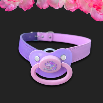 Unicorn Mismatch Pacifier Gag - Puppy's Aesthetics