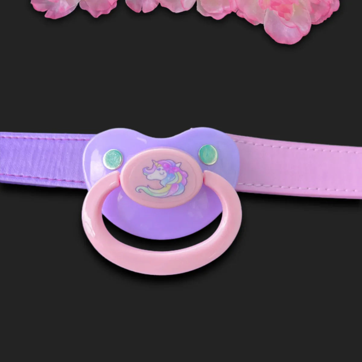Unicorn Mismatch Pacifier Gag - Puppy's Aesthetics
