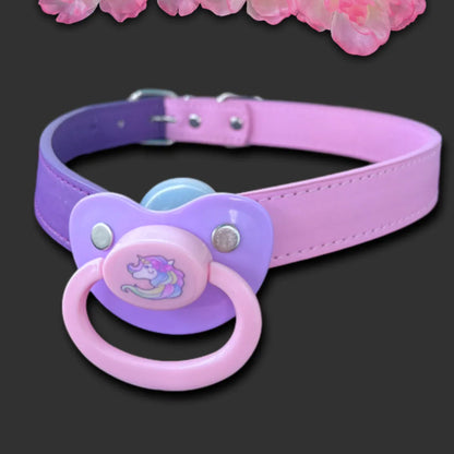 Unicorn Mismatch Pacifier Gag - Puppy's Aesthetics