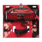 Crimson Tied Leash and Collar Set