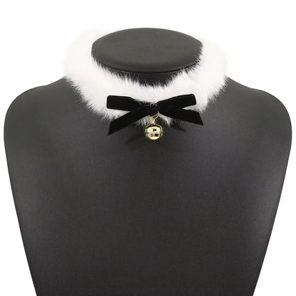 Cozy Christmas Bell Choker - Puppy's Aesthetics