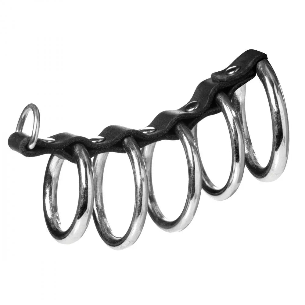 5 Ring Chastity Device - Puppy's Aesthetics