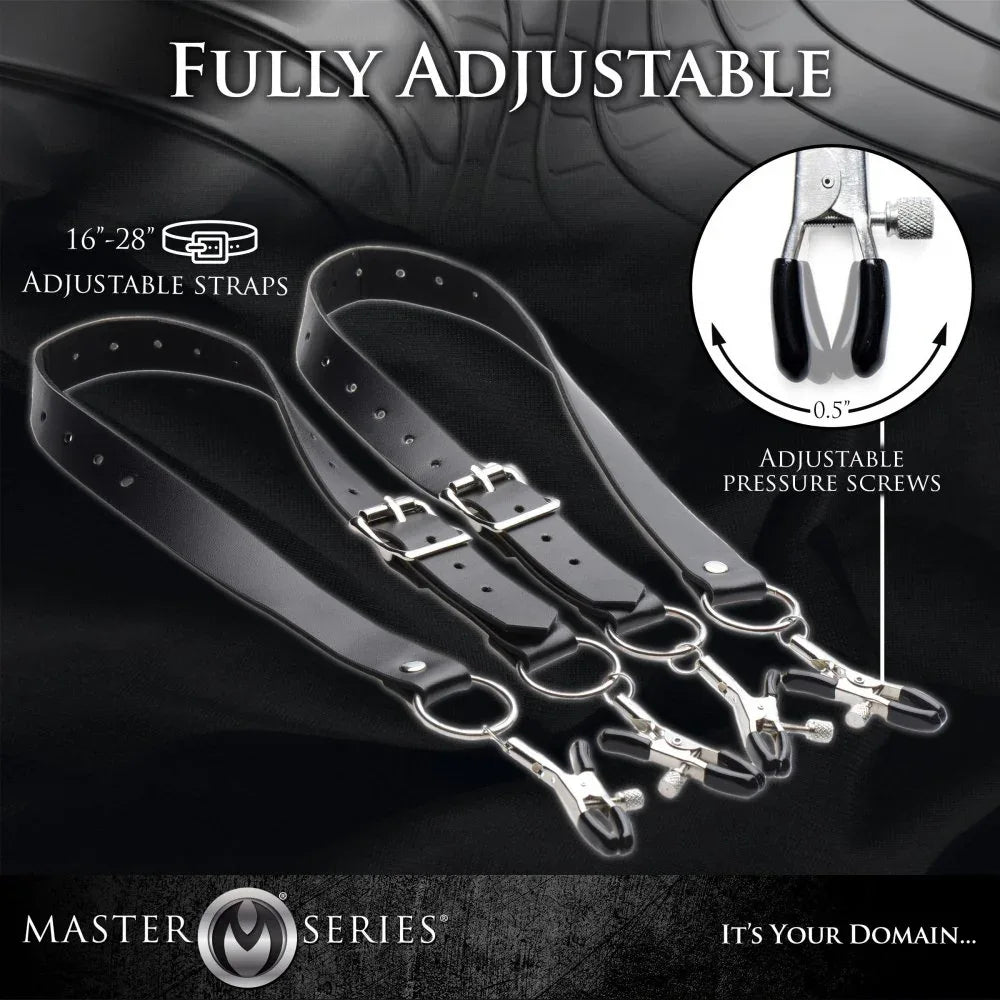 Thigh & Labia Spreader Strap Set - Puppy's Aesthetics