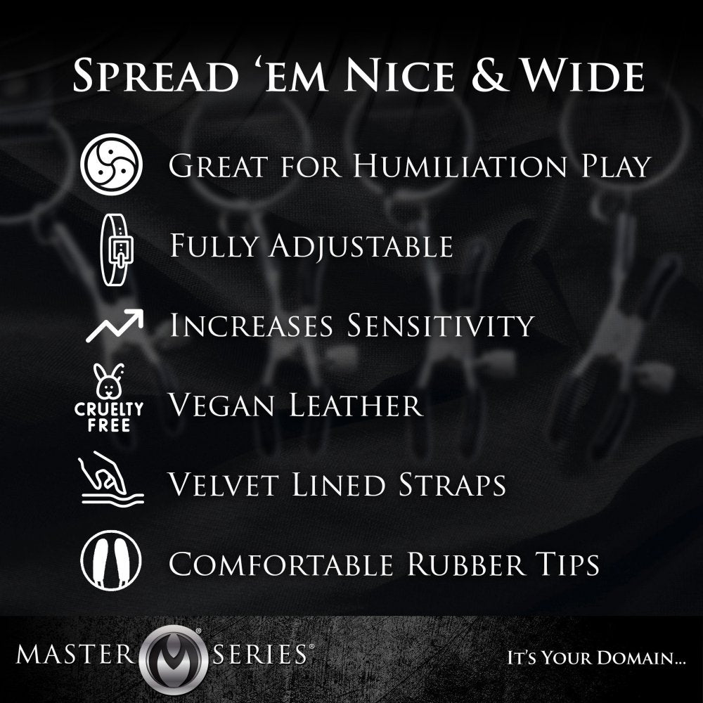 Thigh & Labia Spreader Strap Set