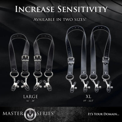 Thigh & Labia Spreader Strap Set - Puppy's Aesthetics