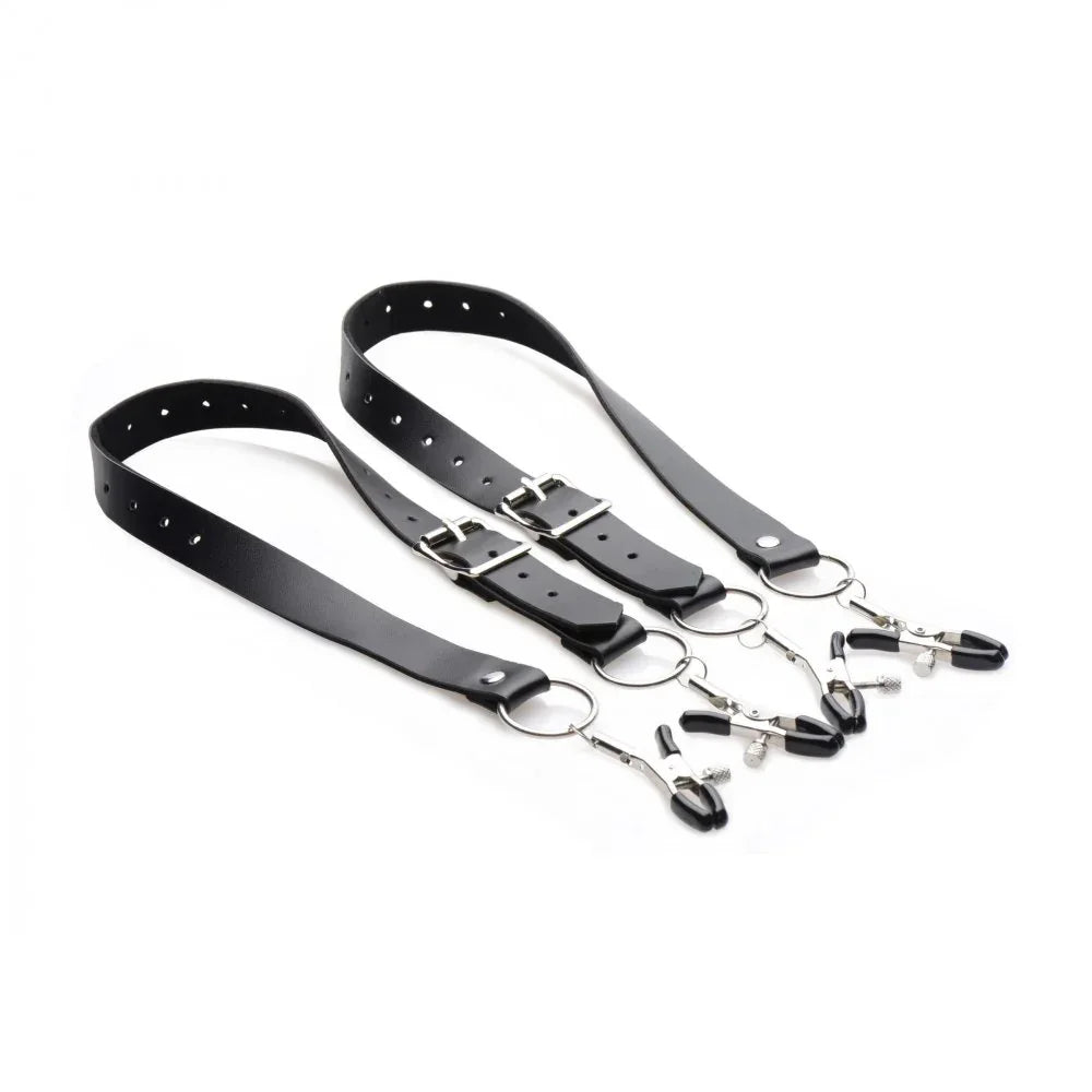Thigh & Labia Spreader Strap Set - Puppy's Aesthetics