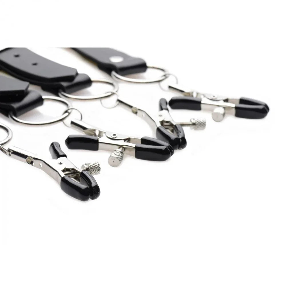 Thigh & Labia Spreader Strap Set - Puppy's Aesthetics