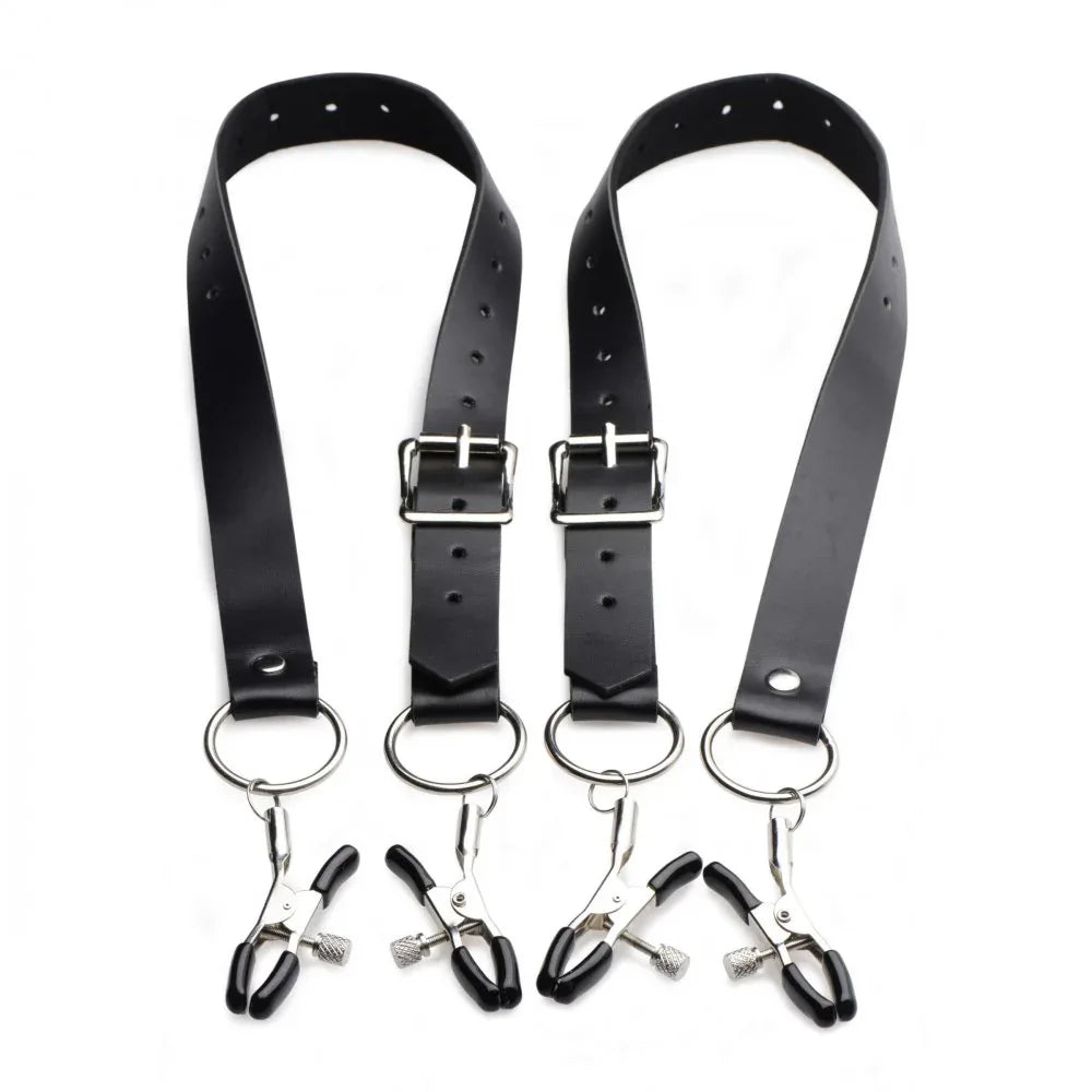 Thigh & Labia Spreader Strap Set - Puppy's Aesthetics