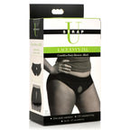 2XL 3XL Black Crotchless Panty Harness