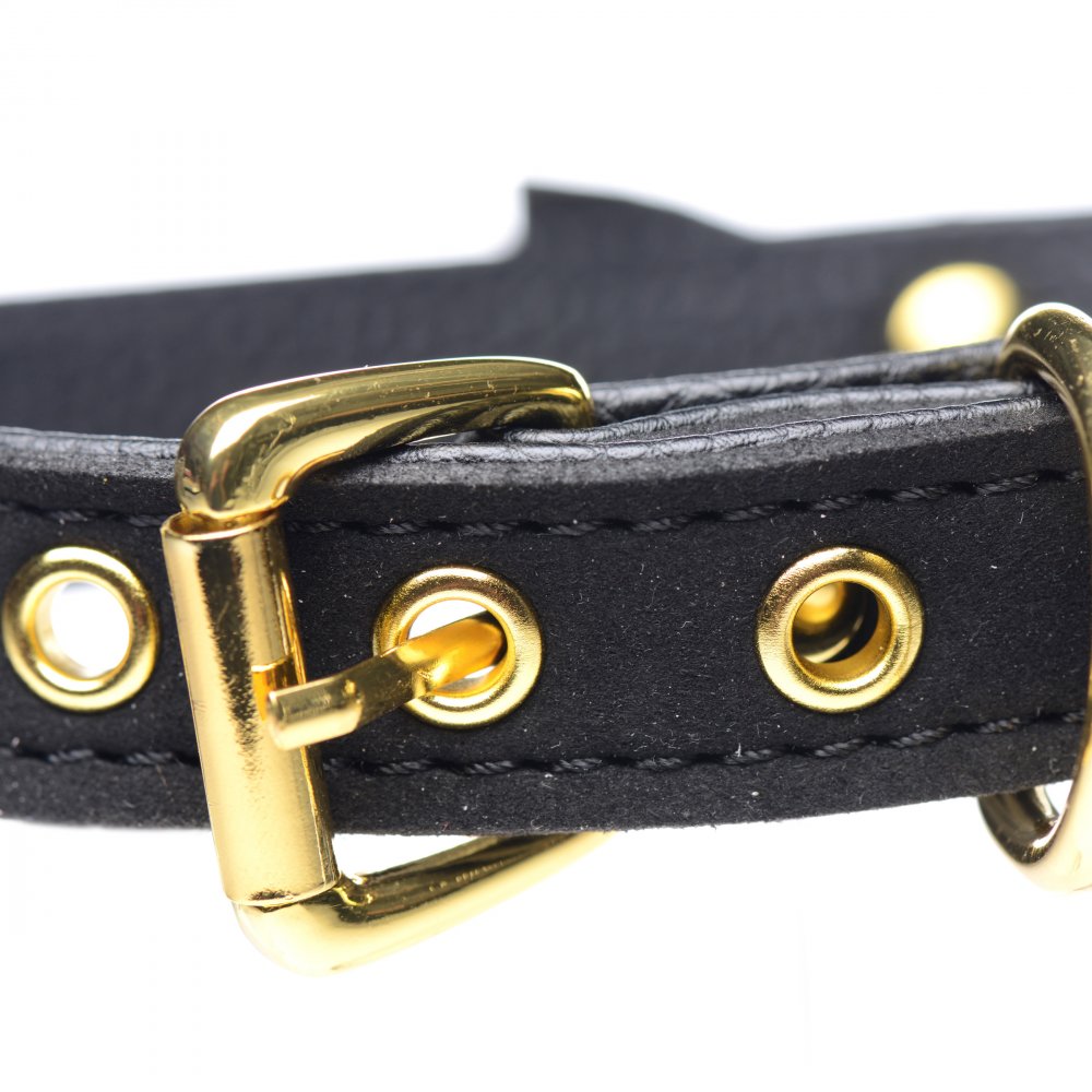 Velvet Night Kitty Bell Collar