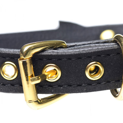 Velvet Night Kitty Bell Collar
