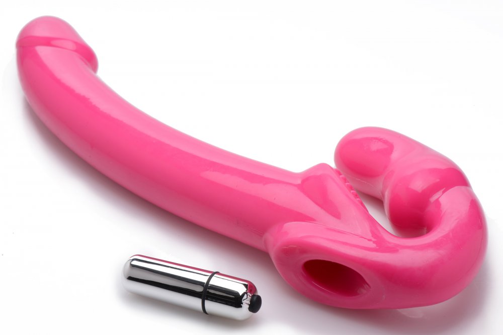 Vibrating Revolver Strapless Strap-On