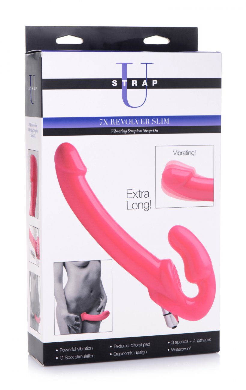 Vibrating Revolver Strapless Strap-On