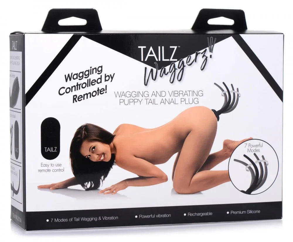 Wag & Vibrate Puppy Tail Plug - Puppy's Aesthetics