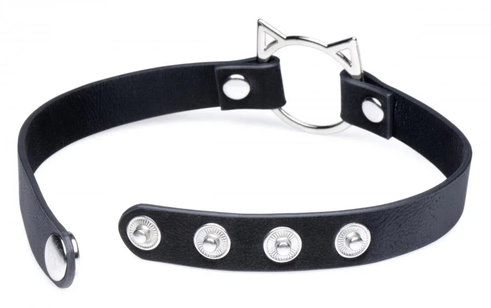 Kinky Kitty Ring Slim Collar - Puppy's Aesthetics