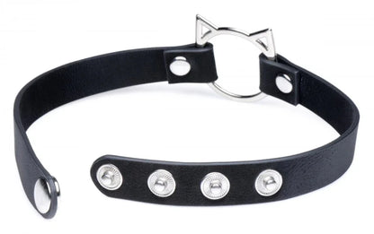 Kinky Kitty Ring Slim Collar - Puppy's Aesthetics