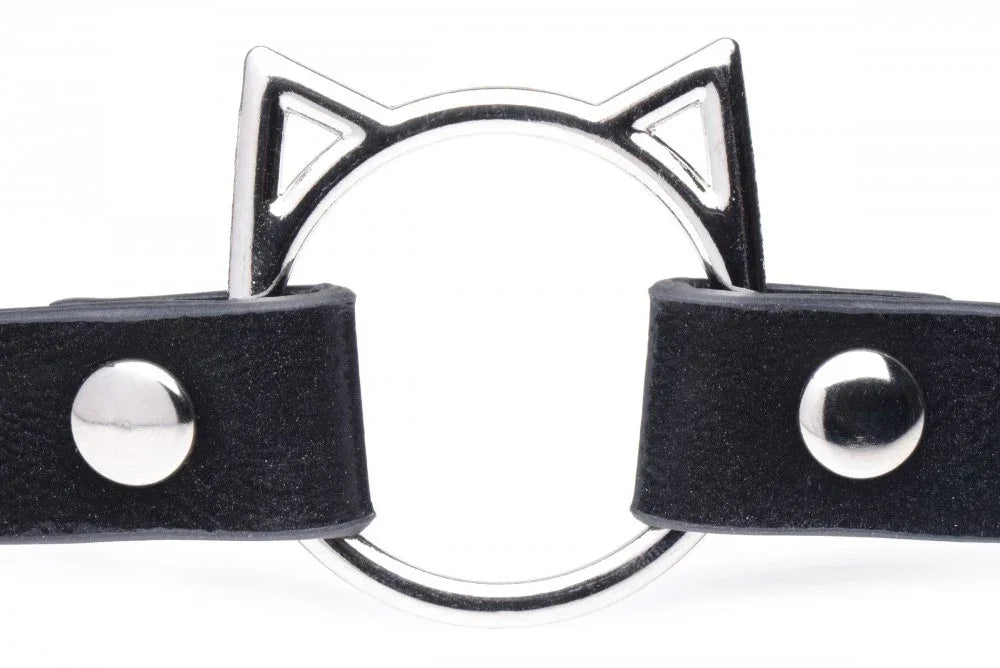 Kinky Kitty Ring Slim Collar - Puppy's Aesthetics