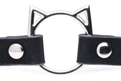 Kinky Kitty Ring Slim Collar - Puppy's Aesthetics