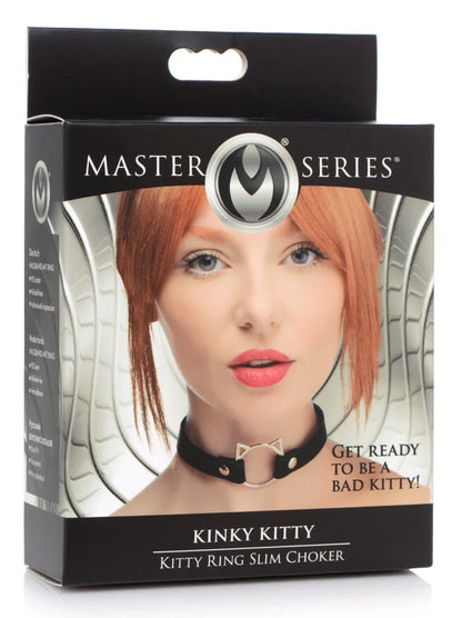 Kinky Kitty Ring Slim Collar - Puppy's Aesthetics