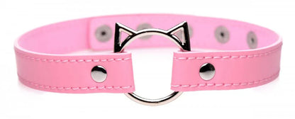 Kinky Kitty Ring Slim Collar - Puppy's Aesthetics