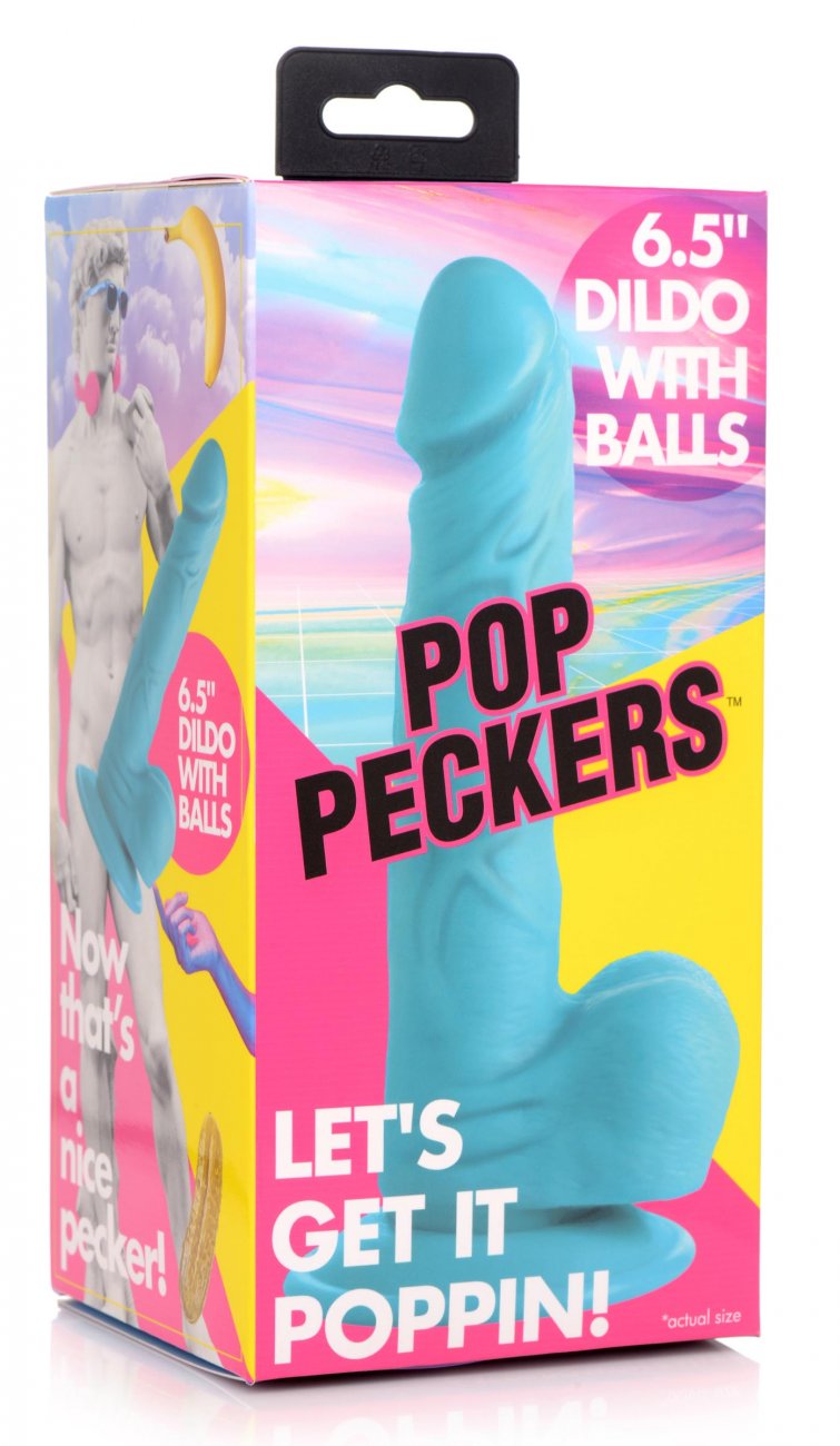 Poppin 6.5 Inch Dildo (Colors)